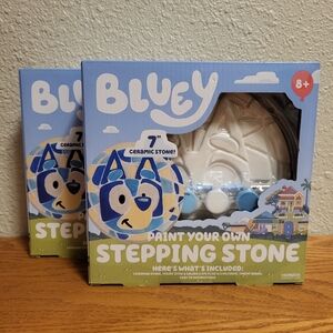 NIB Two Bluey Paint Your Own Stepping Stones